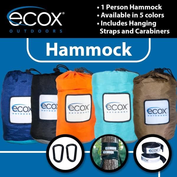 ecox Outdoors Parachute Hammock Single - Image 3