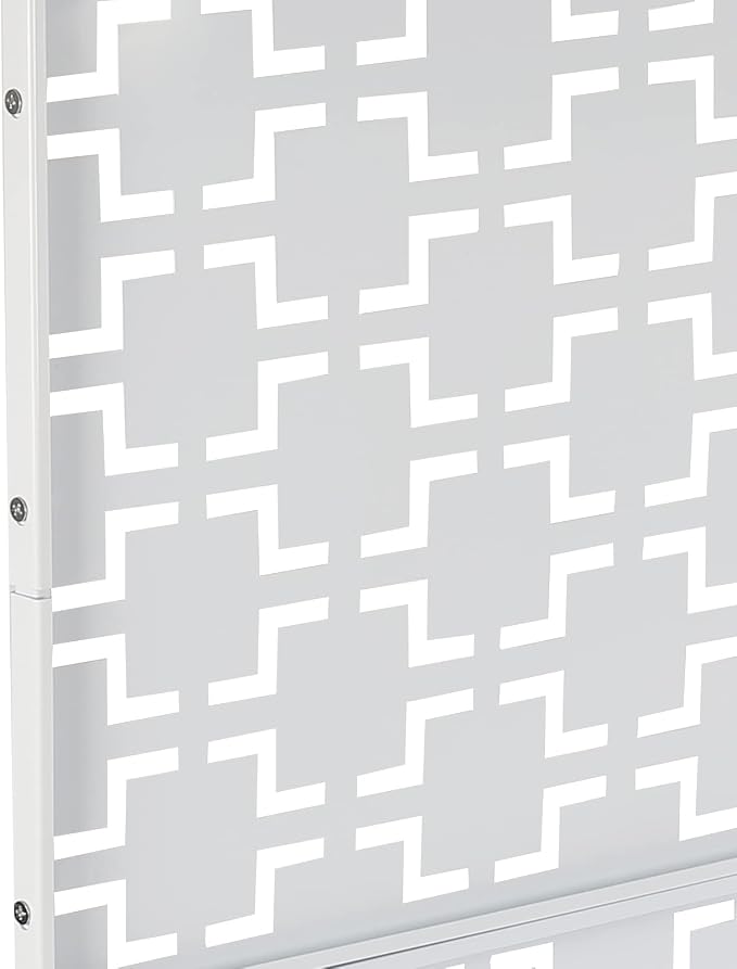 Metal Outdoor Privacy Screen, Freestanding Outdoor Divider Decorative Privacy - Image 8