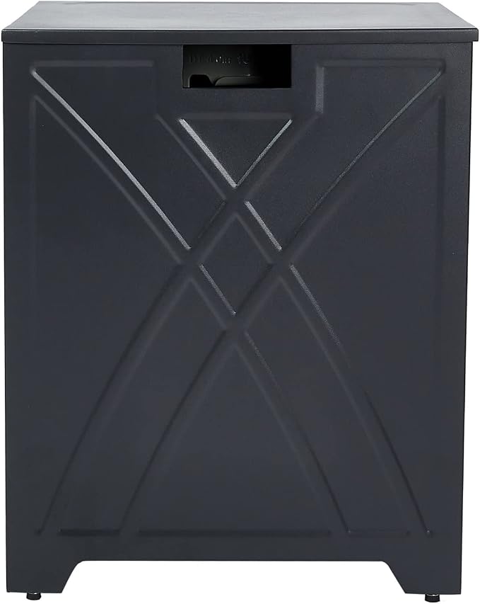 Propane Tank Cover Table, Square Propane Tank Holder Hideaway by BAIDEHOME