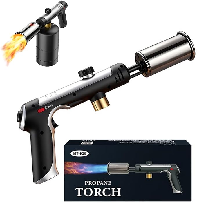 Propane Torch, Adjustable Flame Propane Torch, Precision High Heat Blow Torch by SakerPlus
