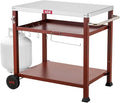 3-Shelf Outdoor Grill Table, Pizza Oven Table by Idealforcook