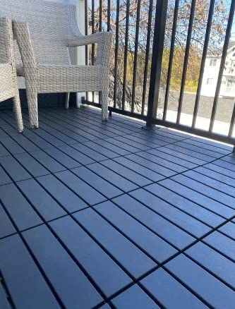 36 sq. ft Plastic Interlocking Deck Tiles, 36 Pack, Patio Floor Decking Tiles - Image 9