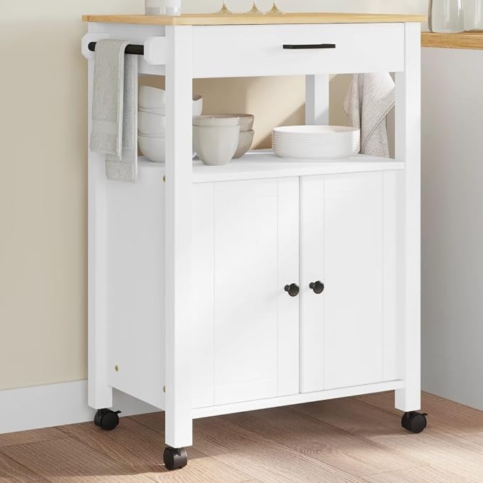 Kitchen Trolley Monza Rolling Kitchen Island Cart - Image 2
