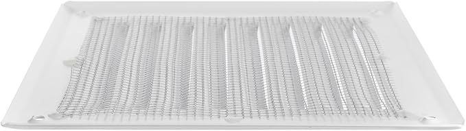 Square Ventilation Grille / 5" x 5" Inch Inside Measurement/White Metal Air - Image 6