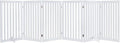 unipaws 120" Extra Wide Pet Gate, Free Standing Dog Gate by unipaws