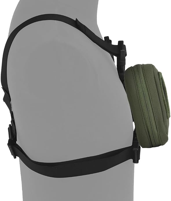 FoldPanel Tactical Chest Vest Pouch Set, Chest Rig Phone Mount as 4.7-6.7" - Image 4
