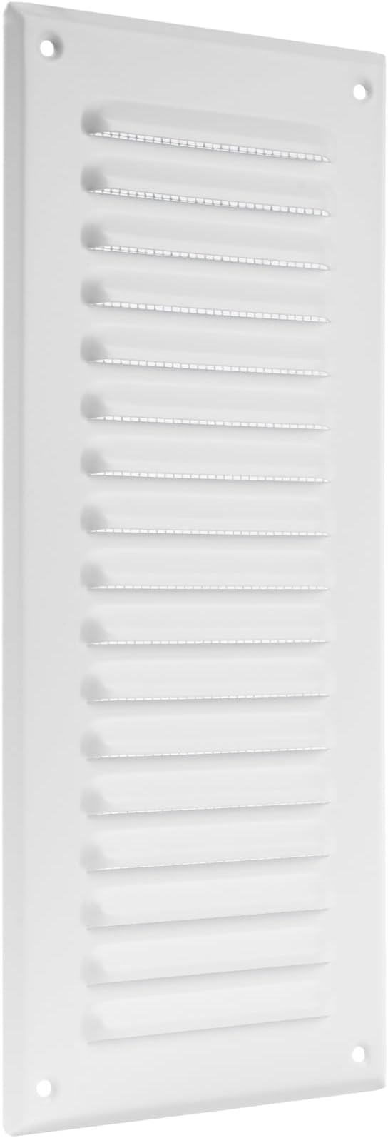 Vent Systems – 3.35 x 9.84 Inch White Metal Rectangular Soffit Air Vent Grille - Image 7