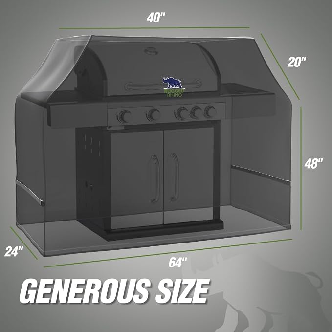 RUGGED RHINO 64 Inch Heavy Duty Grill Cover - Image 6