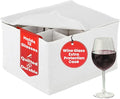 LAMINET Quilted Wine Glass Storage Case by LAMINET