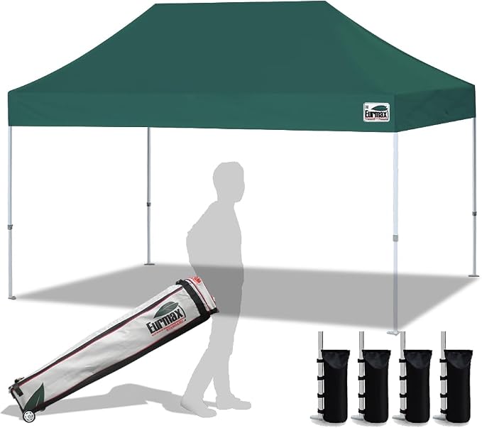 Eurmax USA 10'x15' Pop Up Canopy Tent Commercial Instant Canopies by Eurmax