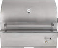 Turbo Charcoal 32 Inch Built-In Stainless Steel BBQ Grill by BarbequesGalore