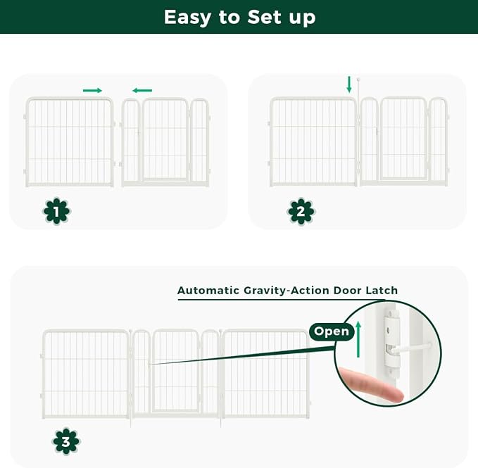 FXW Garden Fence Outdoor for The Yard – 40in x 109.4ft Heavy Duty Metal Animal - Image 6