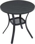 VICLLAX 27.5" Outdoor Round Patio Table by HOME