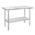 Hally Stainless Steel Table for Prep & Work 24 x 48 Inches, NSF Commercial by HallySinksTablesH