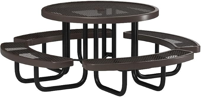 COATEDOUTDOORFURNITURE Heavy-Duty Portable Outdoor Picnic Table - Image 4