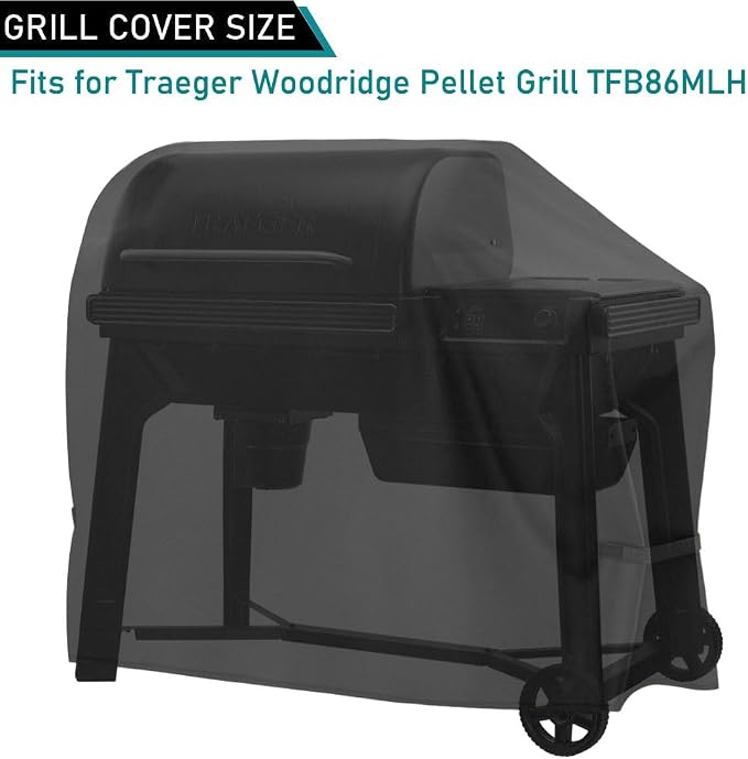 ZJYWSCH Grill Cover for Traeger Woodridge Pellet Grill TFB86MLH Outdoor - Image 2