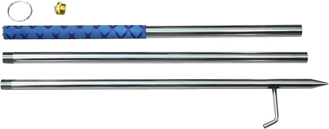 49 Inches Fire Poker for Fire Pit Outdoor, Extra Long Campfire Poker Blower - Image 2