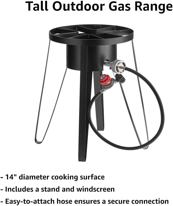 21" Tall Portable Gas Stove - Image 2