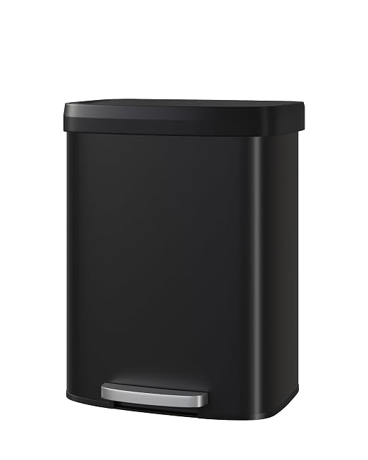 Garvee 16 gal / 60 L Metal Trash Can by Garvee