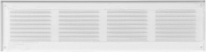 Repa Market 5-Pack Air Vent Cover 16x4 Inch White Galvanized Steel Louvered - Image 6