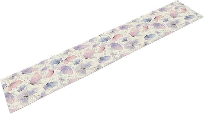 Watercolor Butterfly Table Runner - Image 8