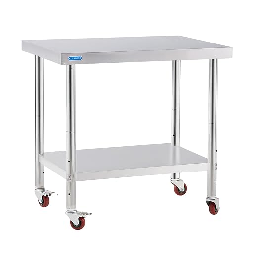 Stainless Steel Table for Prep & Work - Image 9