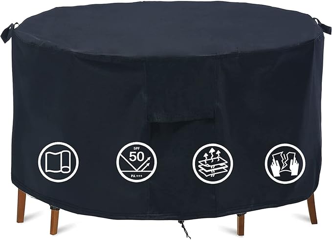 Round Patio Furniture Covers by TIFILE