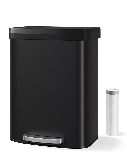 Garvee 16 gal / 60 L Metal Trash Can - Image 7