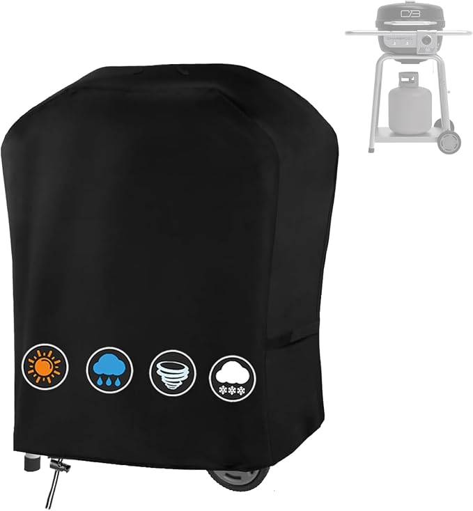 Grill Cover for Charbroil Bistro Pro Electric Grill, Waterproof Outdoor Griddle by Rsipelsk