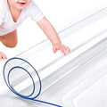 RostiKong 42 x 78 Inch Clear Plastic Rectangle Table Top Protector by RostiKong