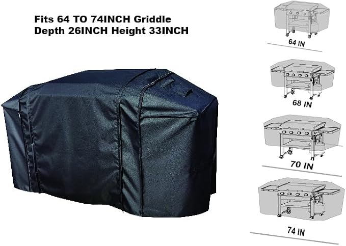 Extension Griddle Cover for All of 36" Griddle, Waterproof 300D*300D Dyed - Image 2