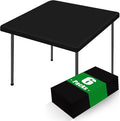 Spandex Square Table Cloth 6 Pack, Elastic Fitted Tablecloths by Moosfor