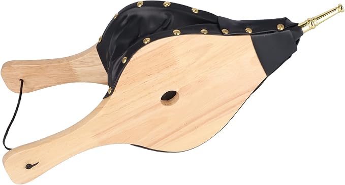 Wood Bellows Blower Fireplace, Wooden Air Blower - Image 9