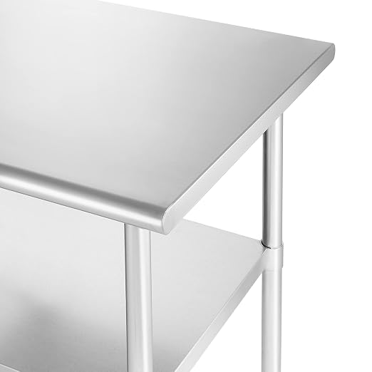 GRIDMANN Stainless Steel Work Table 12 x 30 Inches, NSF Commercial Kitchen Prep - Image 4