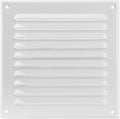 Square Ventilation Grille / 6" x 6" Inch Inside Measurement/White Metal Air by Unknown