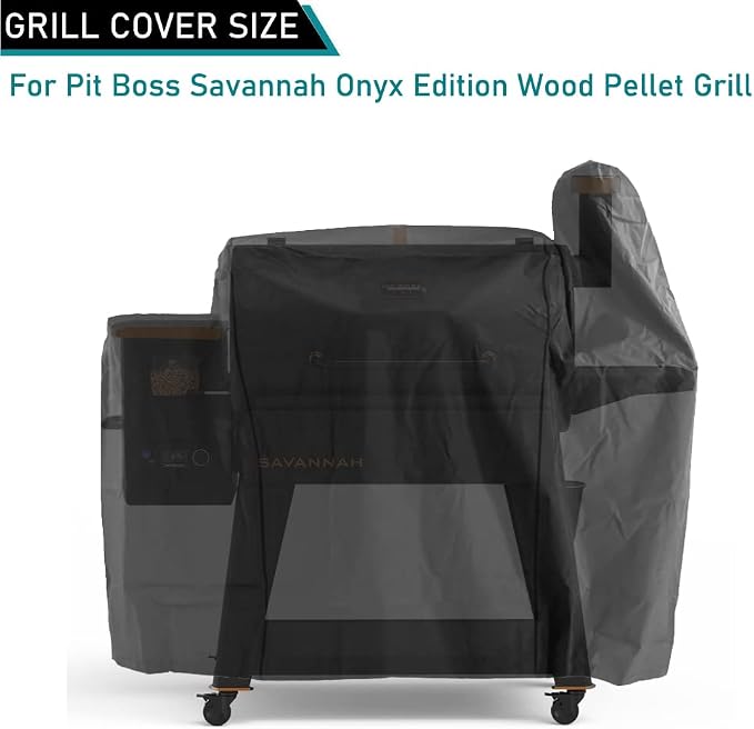 ZJYWSCH Grill Cover for Pit Boss Savannah Onyx Edition Wood Pellet Grill - Image 2