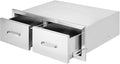 VEVOR Outdoor Kitchen Drawers 30" W x 10" H x 20" D, Horizontal Double BBQ by VEVOR