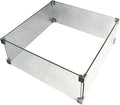 All Fire Table Pit Wind Screens and Stainless Steel Buner Lid from ELEMENTI | by AMSFireplaceInc