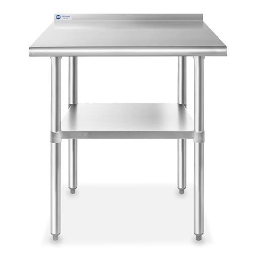GRIDMANN Stainless Steel Kitchen Prep Table 36 x 24 Inches - Image 2