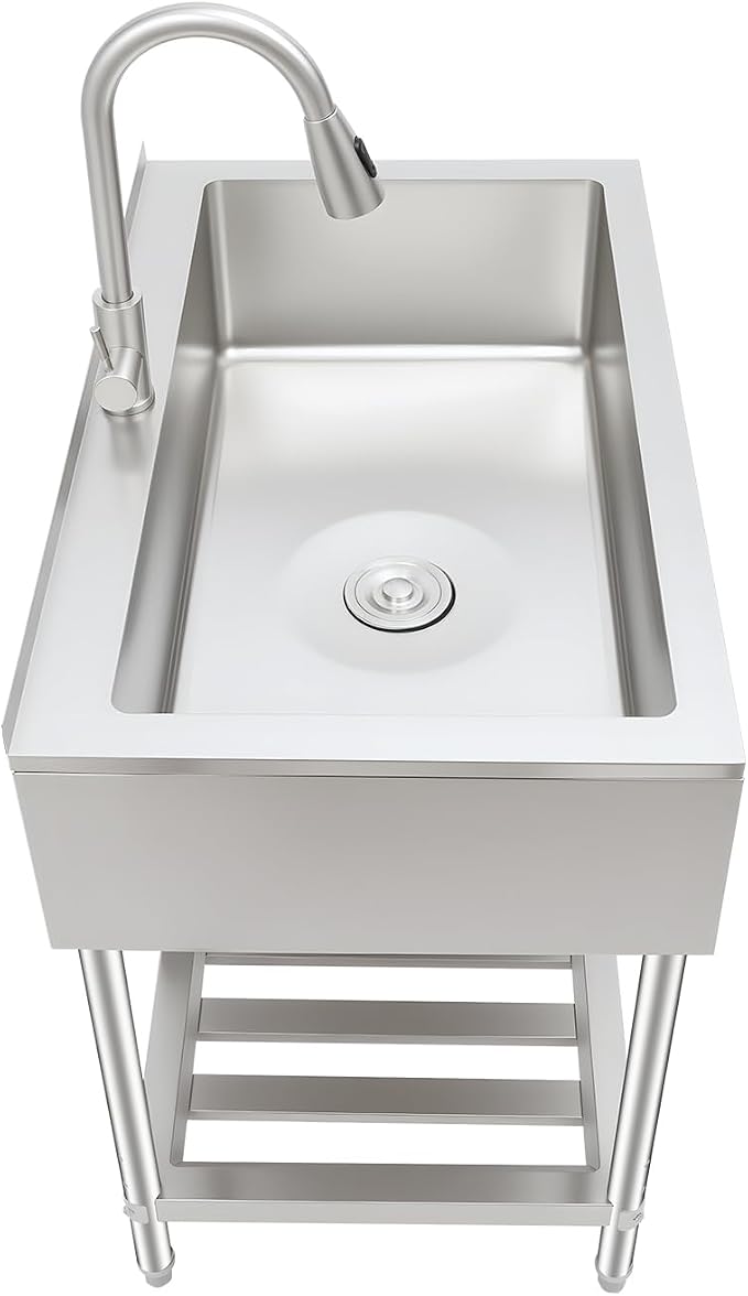 LOYALHEARTDY Stainless Steel Utility Sink 35.8" - Image 2