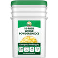 Freeze Dried Whole Powdered Eggs 10-Bag Bucket, 63.5 Oz | Premium Emergency by ValleyFoodStorage