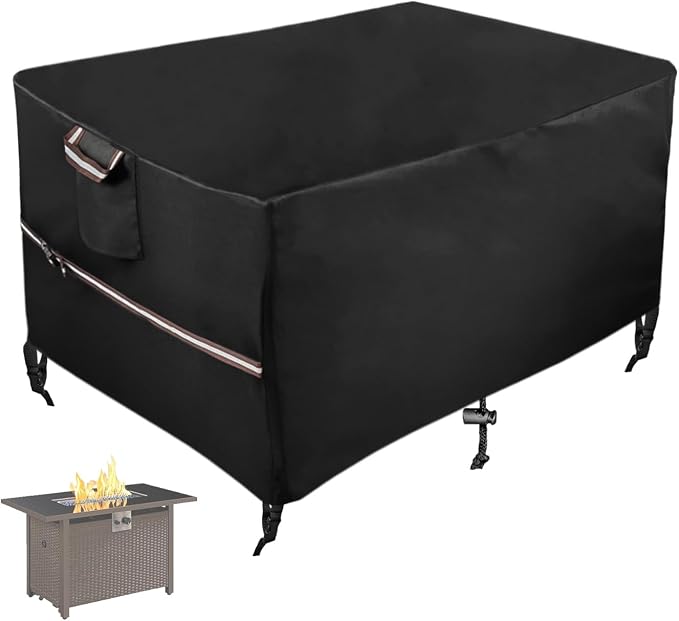 44 x 28 Inch Rectangular Fire Pit Cover by Fyelo