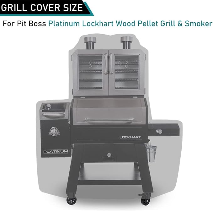 ZJYWSCH Grill Cover for Pit Boss Platinum Lockhart PB2180LK Wood Pellet Grill - Image 2