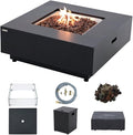 Ashton 36” Propane Fire Pit Smokeless Firepit Converts to Outdoor Gas Fire Pit by SolLiving