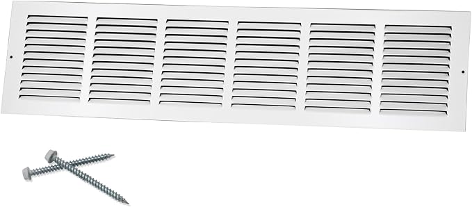 30"W x 6"H Steel Return Air Grille, Air Return Vent Cover by Howeall