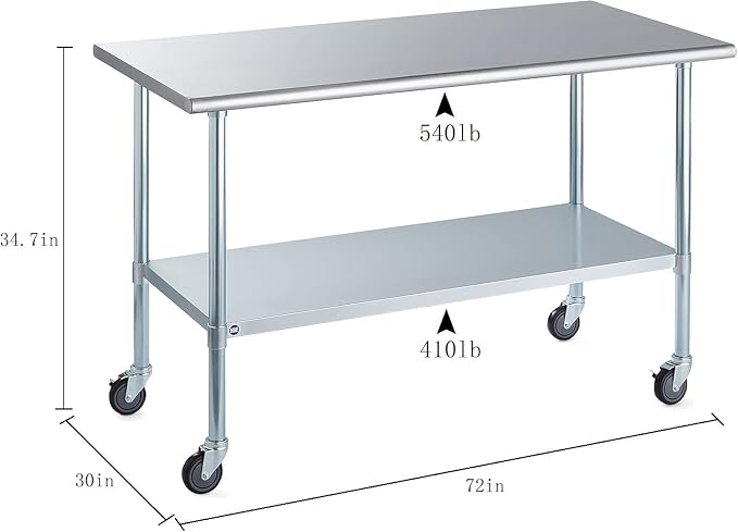 ROCKPOINT Stainless Steel Table - Image 2