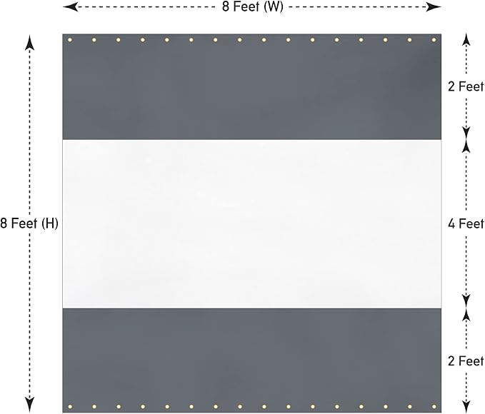 Covers & All Outdoor Clear Panel Curtain, 12 oz Vinyl Outdoor Curtains - Image 2