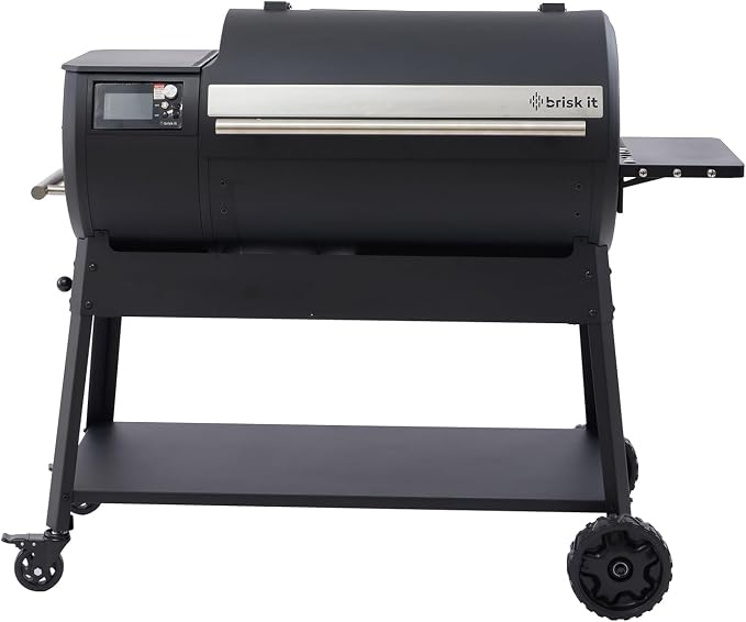 Brisk It Origin-940 Electric Wood Pellet Smoker Grill – A.I. Smart BBQ Grill by BriskItLabs