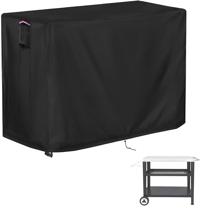 Outdoor Grill Table Cover for Royal Gourmet PC3404S Rolling Dining Table by PatioFurnitureCover