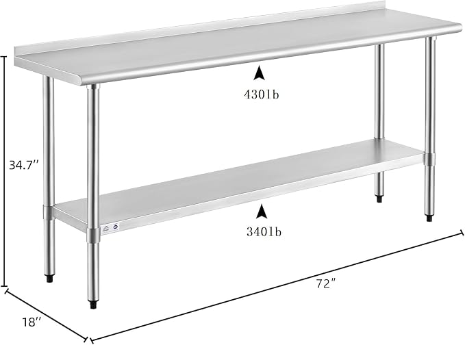 ROCKPOINT Stainless Steel Table - Image 3